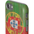 Portuguese Flag Dark Wood iPhone SE (2nd & 3rd Gen) Pro Case